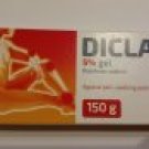 2 PACK Diclac 5% gel pain, inflammation in muscles, joints x 150 grams Sandoz