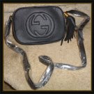 GG Black Leather Fashion Shoulder Handbag For Women Or Teens
