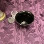 Hand Painted Flower Pot Black White