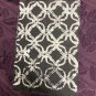 Hand Painted Garden Stepping Stone 12x10x3 Black And White