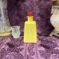 Decorative Bottle Stained Glass Hand Painted Upcycled Yellow Red Sunflower