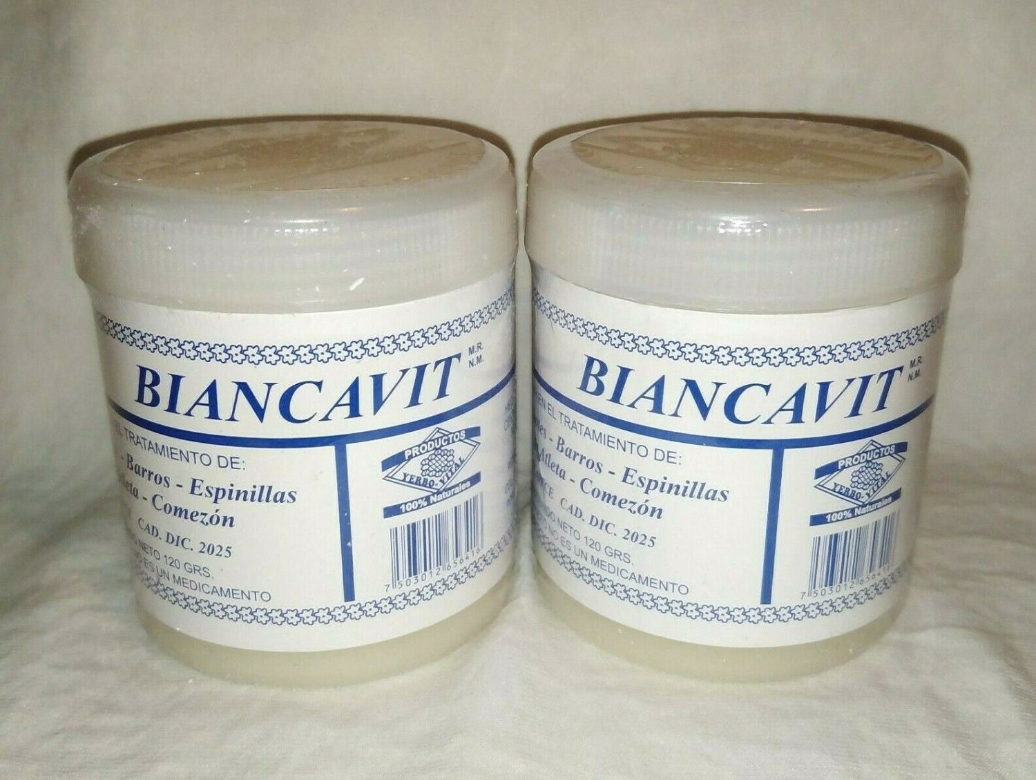 2PACK) POMADA BIANCAVIT ANTISEPTIC OINTMENT ACNE, PIMPLES,ATHLETE'S