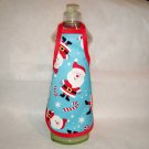 2 X Santa Claus Candy Canes Snowflakes Christmas Dish Soap Bottle Apron 2 X Santa Claus Candy Canes Snowflakes Christmas Dish Soap Bottle Apron