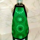 2 X ST. PATRICK'S DAY Shamrock Green Fabric Dish Soap Bottle Apron