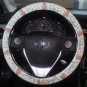 Steering Wheel Cover Cats Cute Kittens Mint Background Cotton Car Accessory