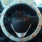 Steering Wheel Cover Cats Cute Kittens Mint Background Cotton Car Accessory
