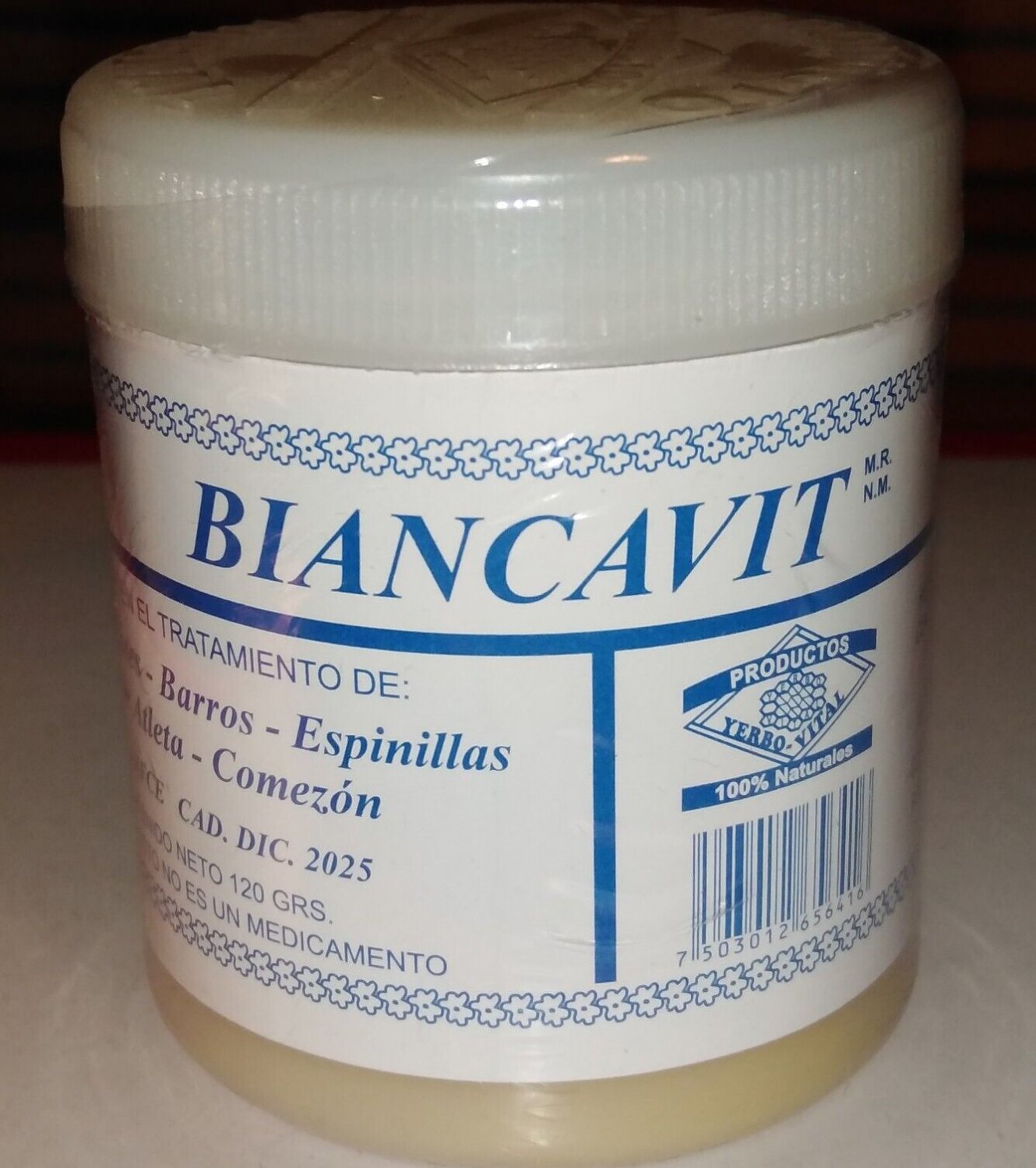 POMADA Biancavit Antiseptic Ointment Acne Pimples Athlete's Foot Iitch