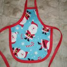 2 Santa Claus Candy Canes Snowflakes Christmas Fabric -Decorative Soap Bottle