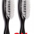 2 PACK Black Avon Hair Brush 8" New in Plastic Bag From Mexico Two Pieces