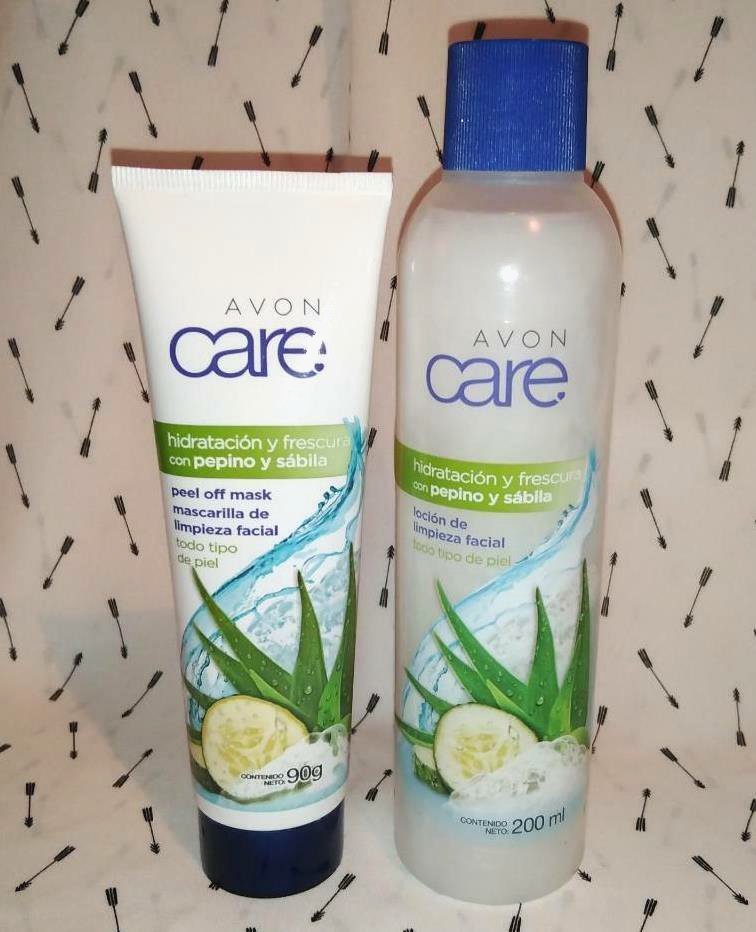 Avon Care Aloe Vera and Cucumber Moisturizing Face Mask and Cleansing