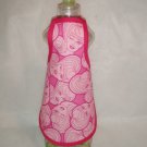 Mattel Barbie Face On Pink Fabric -Decorative Soap Bottle Dish Apron