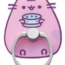 Pusheen the Cat with Macaroon Pink Cellphone Ring Phone Stand