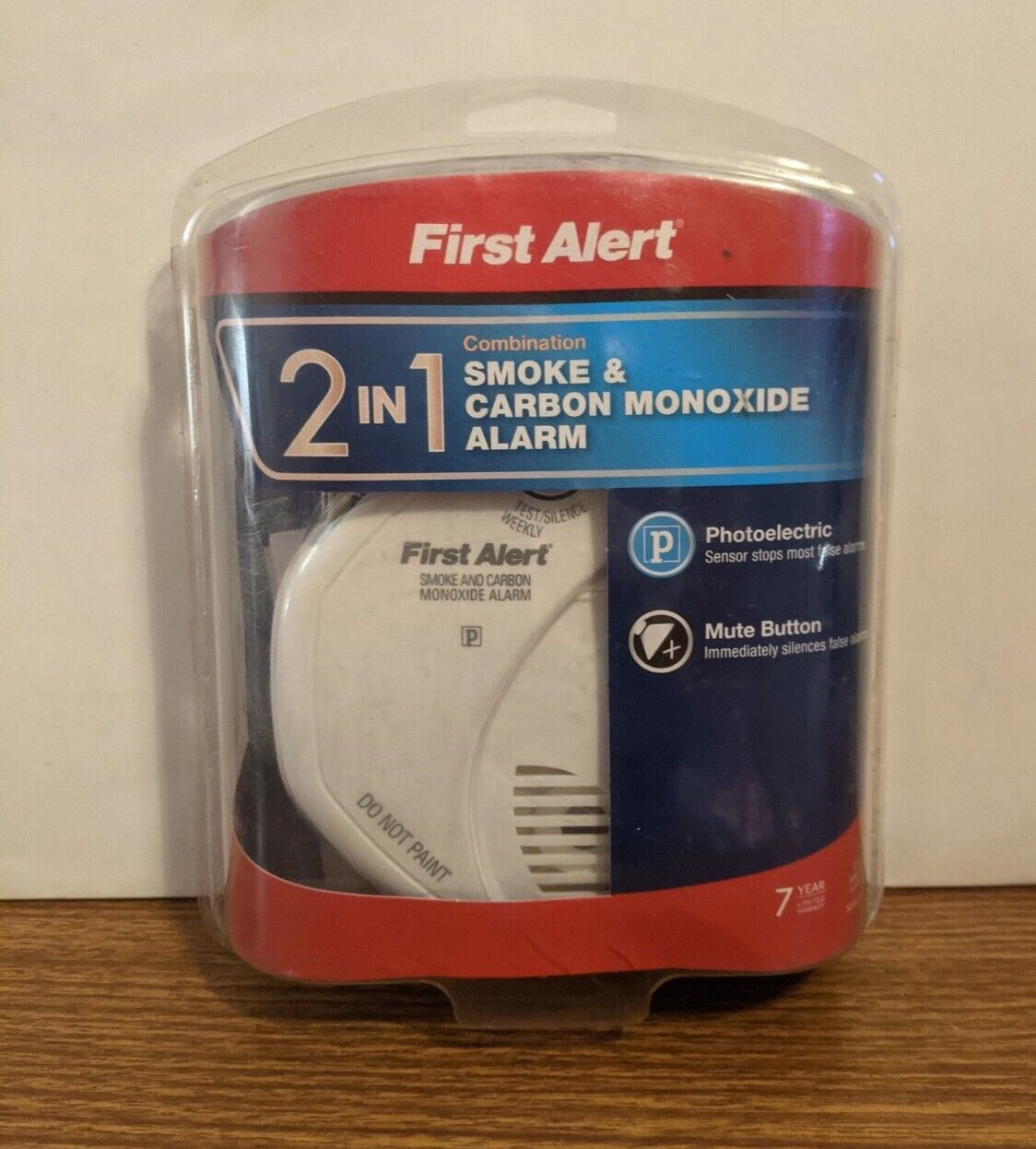 First Alert 2 In 1 Wireless Smoke Carbon Monoxide Alarm Combo Detector