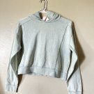 Danskin Mineral Washed Sage Mint Green Pullover Size M Cropped Hoodie Loungewear Danskin Mineral Washed Sage Mint Green Pullover Size M Cropped Hoodie Loungewear