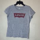 Levi's Women's Perfect Graphic Logo Cotton T-Shirt heather grey size Medium Levi's Women's Perfect Graphic Logo Cotton T-Shirt heather grey size Medium