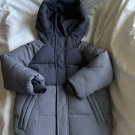 ZARA Kids Boy Colorblock Grey Blk Waterproof down puffer coat jacket Sz 3-4years ZARA Kids Boy Colorblock Grey Blk Waterproof down puffer coat jacket Sz 3-4years