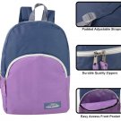 Trailmaker New 15" Purple Grey Adjustable Straps Backpack Front Pocket Colorful Trailmaker New 15" Purple Grey Adjustable Straps Backpack Front Pocket Colorful