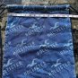 Hollister Navy Blue Logo Drawstring Sackpack chambray denim