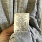 Womens Fleur Bleue Light Gray Tshirt Dress Size Large Comfy Doble Lined