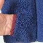 Carters Kid Vest Size 5/5A cozy faux shearling zip-up Lined Navy Blue Burgundy