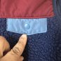 Carters Kid Vest Size 5/5A cozy faux shearling zip-up Lined Navy Blue Burgundy