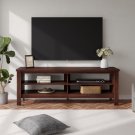 Tv Stand For 65 Inch Tv Entertainment Center, Wood Tv Console Table With Stora