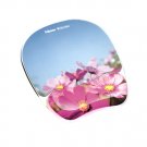 FELLOWES PHOTO GEL MOUSE PAD WRIST REST-FLOWERS