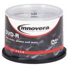 50-Piece/Pack 4.7 GB 16x DVD-R Recordable Discs - Silver
