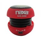 Naxa NAS-3050 Portable Speaker System, Red