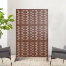 Decorative Privacy Screen Outdoor Divider With Stand, Featuring Precise Laser Cut, Metal Material,