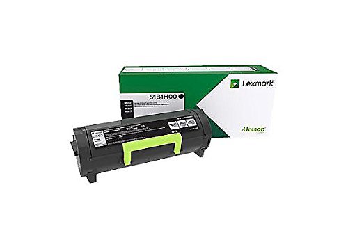 Lexmark 51B1H00 High Yield Return Program Toner Cartridge, Sold as 2 Each, Bla