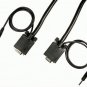 cables unlimited pcm-2240-25 svga cable with 3.5mm male to male audio-25 feet,
