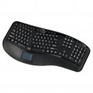 Adesso Tru-Form 4500 – 2.4GHz Wireless Ergonomic Touchpad Keyboard