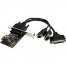 StarTech 2S1P PCI Express Serial Parallel Combo Card with Breakout Cable