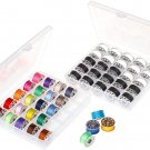 Sewing Thread Kit Bobbins And Sewing Thread With Bobbin Case Soft Measuring Ta