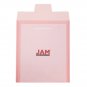 JAM Plastic Tuck Flap Envelopes, 9.9x11.8, 12/Pack, Red, Open End