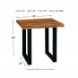 Signature Design by Ashley Brosward Square End Table, Two-tone