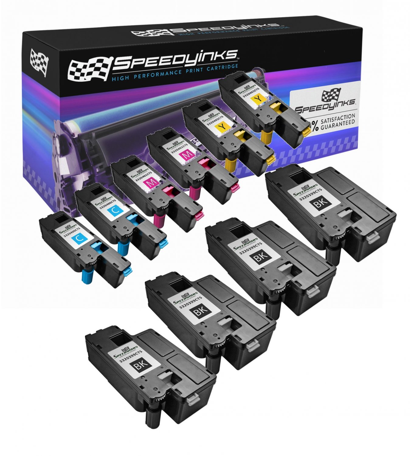 Speedy Compatible Toner Cartridge Replacement for Dell C1660W,2250 Page ...