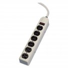 Six-Outlet Metal Power Strip