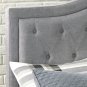 Signature Design by Ashley Jerary Light Gray Queen Upholstered Bed