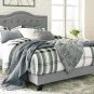 Signature Design by Ashley Jerary Light Gray Queen Upholstered Bed
