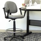 Boss Office & Home Contoured Comfort Adjustable Sit-Stand Desk Chair with Loop