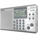 Sangean Portable AM/FM Radios, Silver, ATS-405