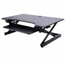 Lorell, LLR99759, Deluxe Adjustable Desk Riser, 1 Each, Black