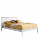 Baxton Studio Celine Modern and Contemporary Geometric Pattern White Solid Woo