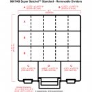 ArtBin Super Satchel 6-Compartment Craft Storage Box, 15 Inch, Clear