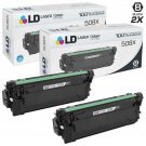 LD Compatible Toner Cartridge Replacement for 508X CF360X High Yield (Black, 2
