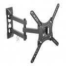 Full-Motion Tv Wall Mount For Most 23""-55"" Flat Panel Tvs In Black