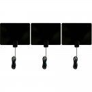 Winegard FL-1000 Flatwave Non-Amplified Ultra-Thin Indoor HD Antenna, Pack of 3