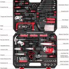 198-Piece Household Tool Set, General Home/Auto Repair Hand Tool Kit With Hamm